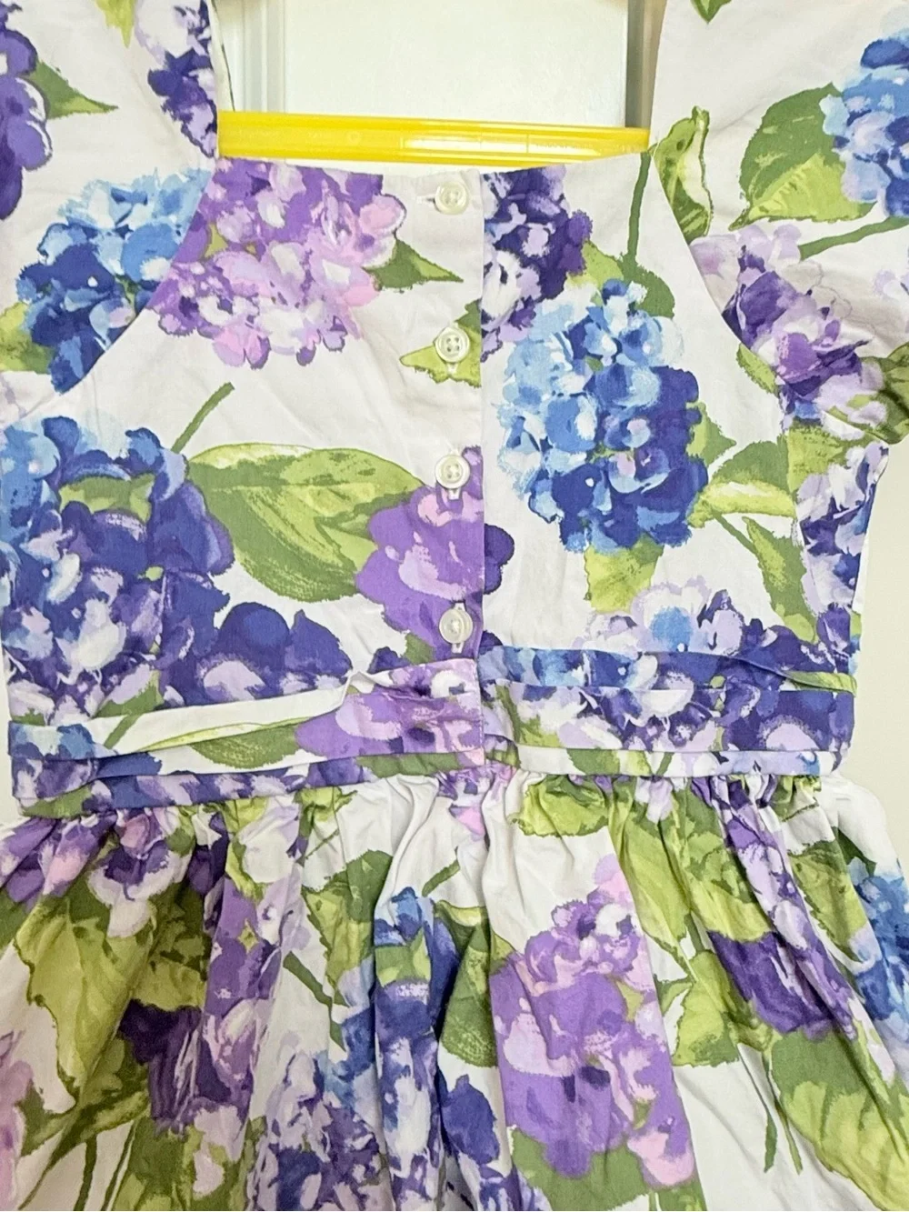 Gymboree Girl Hydrangea Poplin Dress size 8 years EUC